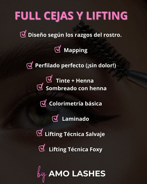 Curso Full Cejas y Lifting - Image 2